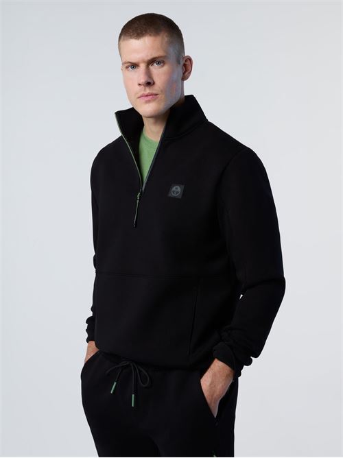 HALF ZIP SWEATSHIRT W/LOGO NORTH SAILS | 691268/999